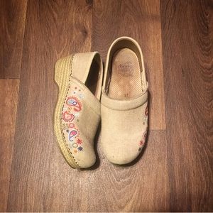 Vegan Tan Dansko Clogs